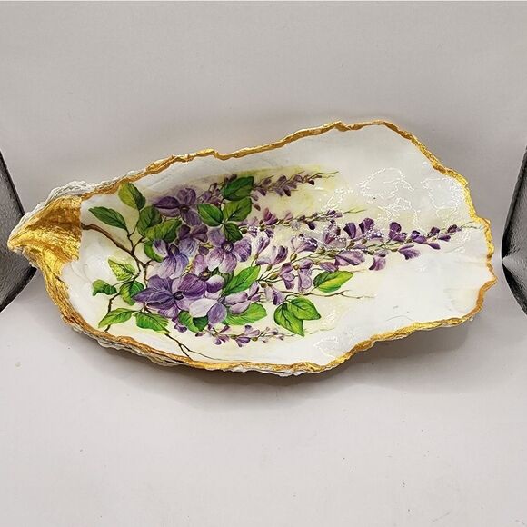 DECOUPAGE HUGE OYSTER SHELL - Picture 4 of 4